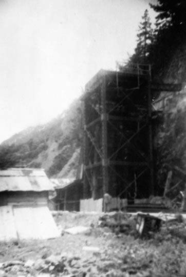 昭和期の大立竪坑櫓