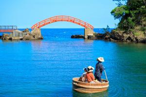矢島経島たらい舟の画像