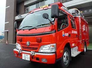 災害対応特殊消防ポンプ自動車の画像