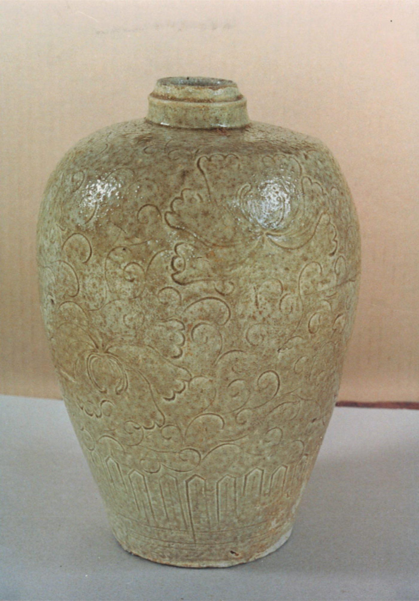古瀬戸灰釉瓶の画像