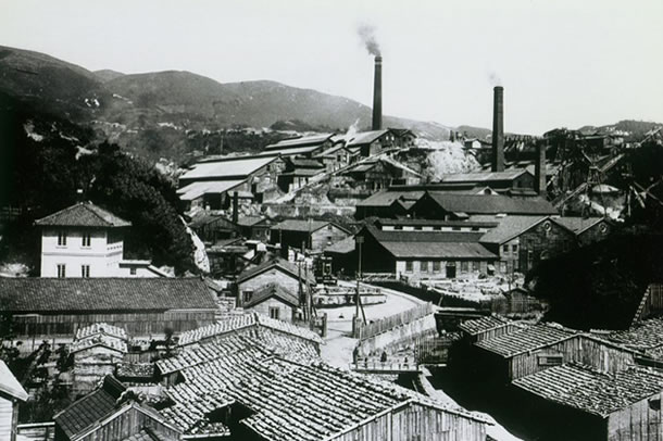 明治期の北沢地区遠景