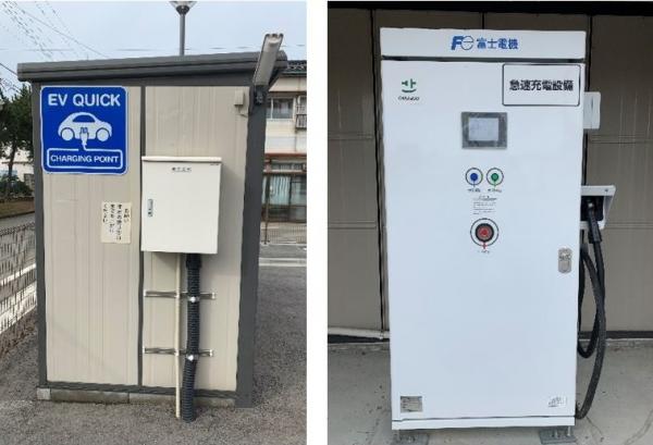 電気自動車用急速充電設備の画像