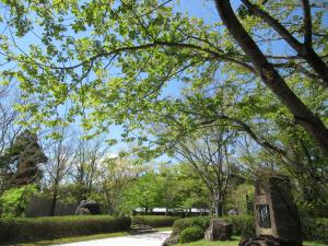 公園内キンちゃんの石碑