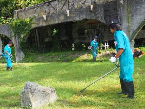 清掃活動の様子