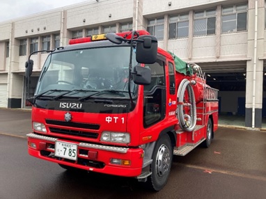 水槽付消防ポンプ自動車