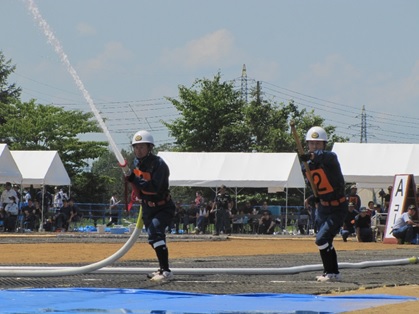 県消防大会小型ポンプ写真１