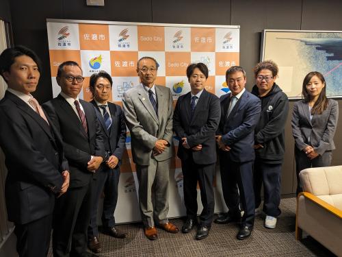 進出企業との面会