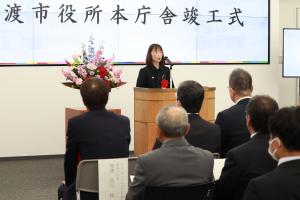 祝辞　佐渡地域振興局長　澁谷有子様