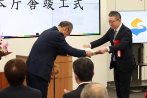感謝状贈呈　中野建設工業(株)　様