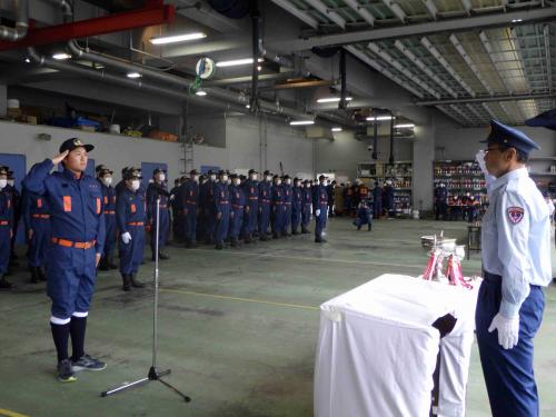 佐渡市消防大会