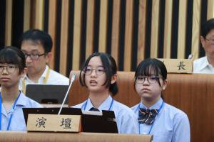佐渡中等教育学校代表質問