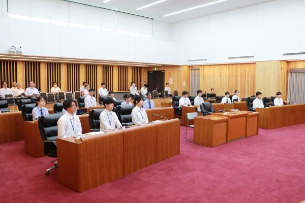 高校生議会の様子