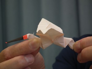 ぱたぱたトキの折り方の画像１