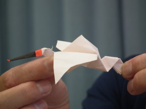 ぱたぱたトキの折り方の画像２