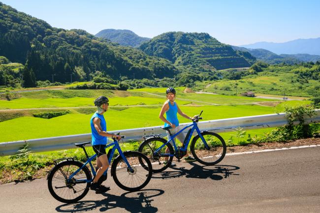 佐渡サイクリング画像
