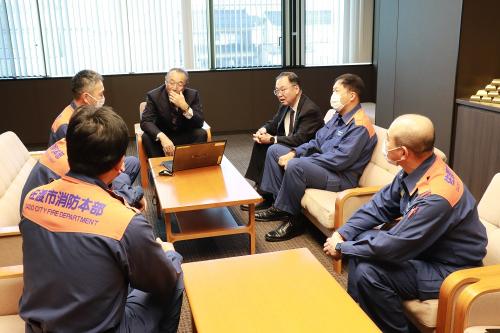 大船渡市林野火災への派遣報告