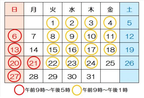 R7年7月開放日