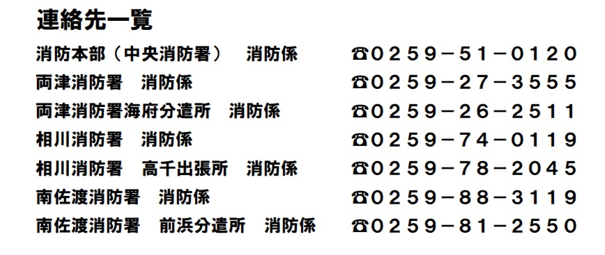連絡先一覧