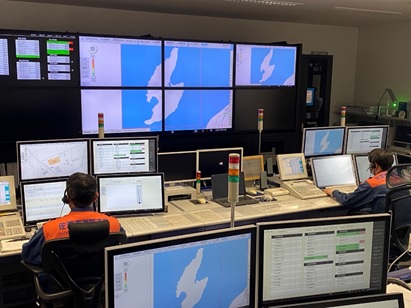 通信指令室写真２