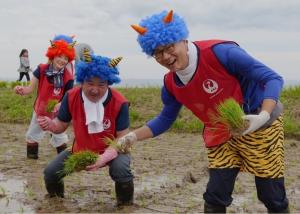 鬼の田植え