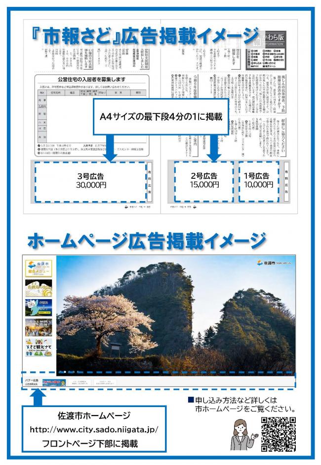 有料広告募集チラシ裏面