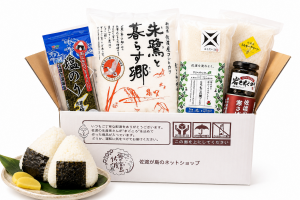Aセットの写真。佐渡米各種