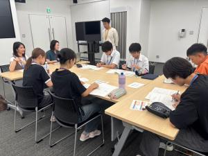 インタビューの様子
