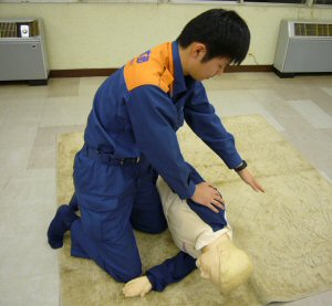 背部叩打法の画像