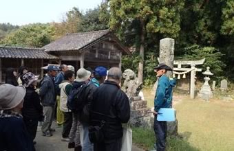 西三川地区笹川集落　大山祗神社