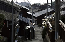 ​相川金銀山：相川の町並みの画像