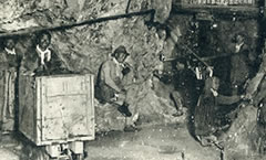 高任・間ノ山地区 採鉱、選鉱に関連する近代的な鉱山施設が残るの画像
