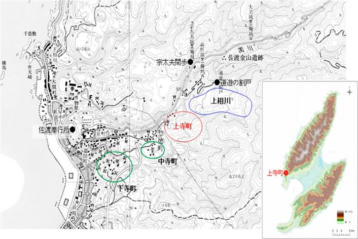 上寺町地区位置図