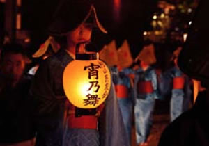 相川地区で伝統芸能を披露するイベント「宵の舞」
