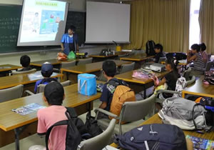 「環境教育・環境学習推進事業」。佐渡市をとりまく環境について学びました。の画像