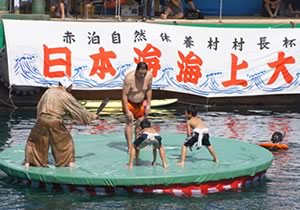 「地域振興イベント支援補助金」。日本海海上大相撲（赤泊港祭り）の画像