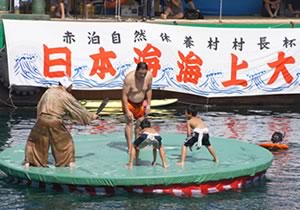 「地域振興イベント支援補助金」。日本海海上大相撲(赤泊港祭り)の画像
