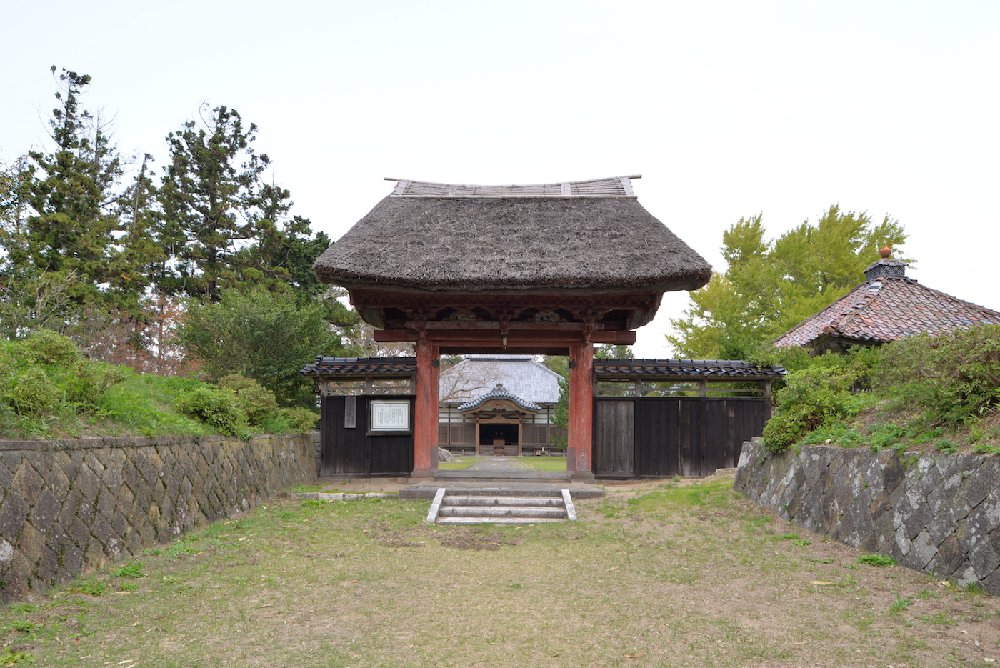 大願寺山門附 石垣の画像