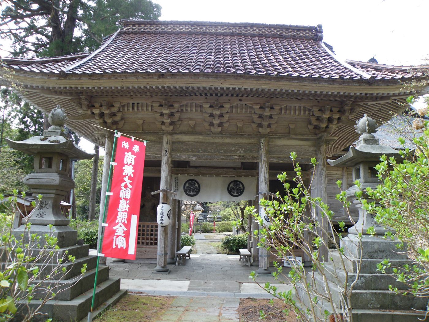 蓮華峰寺仁王門の画像