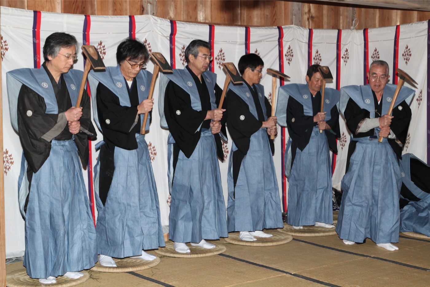 五所神社の御田植神事の画像