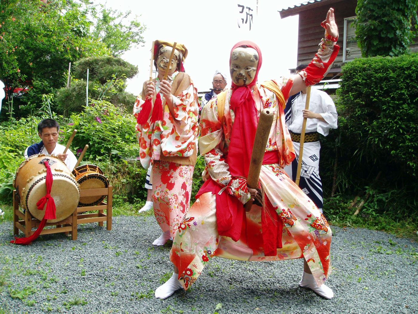 羽茂村山の鬼舞つぶろさしの画像