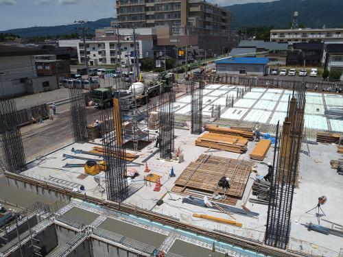 庁舎建設工事写真（7月）01